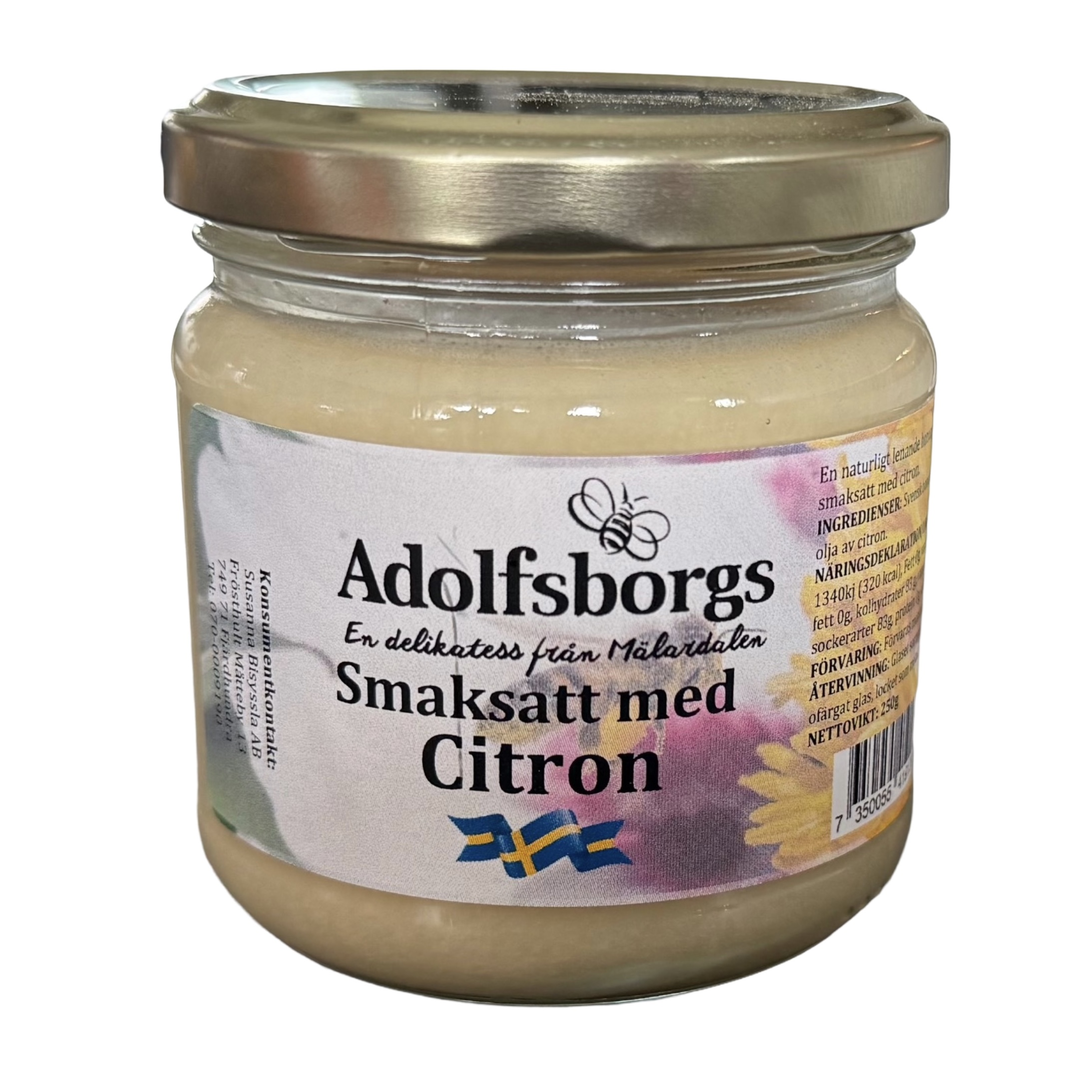 Honung svensk, smaksatt med Citron