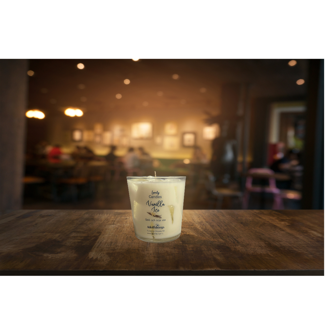 Doftljus i glas – Vanilla ice - Bild 2